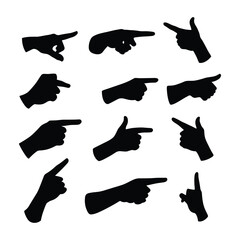 Collection of Polynesian Hula Dancer Silhouettes - Tropical Performance Vector