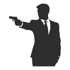 Extensive Set of Pointing Finger Hand Silhouettes Vector