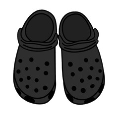 illustration a pair of slippers