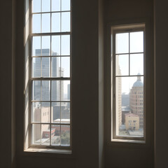 Fototapeta premium window in the window