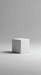 White cube object display