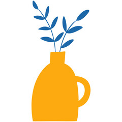 yellow flowers in vase