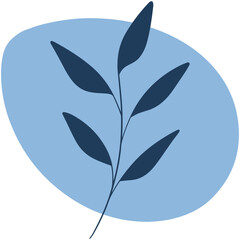 vector illustration of an abstract leaf