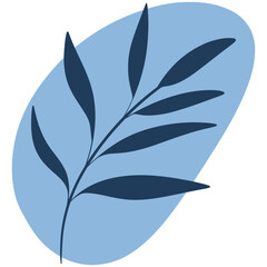 Obraz premium vector illustration of an abstract leaf