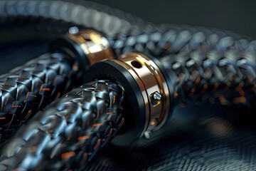 pixel perfect picture of Brake hose for cars and truck with two copper washers