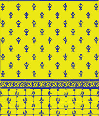 Seamless pattern, tileable floral holiday country cottage print, English countryside flowers theme for wallpaper, gift wrapping paper, scrapbook, fabric and product design inspiration