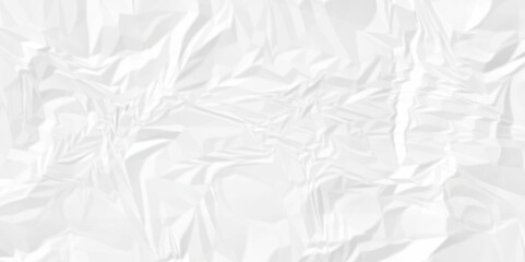 White abstract crumple obsolete billboard rumple. wrinkle ripped creased white crumple aged closeup craft document grunge recycling paper background.	
