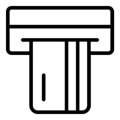 insert card icon line