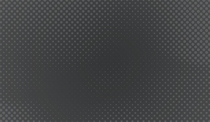 Obraz premium Elegant dark gray halftone dots background, retro grunge texture with gradient effect for digital designs and modern artistic patterns, ideal for understated visuals