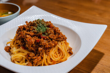Spaghetti Bolognese dinner
