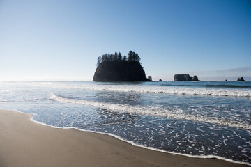 Beautiful day at Third Beach, La Push, Washington State