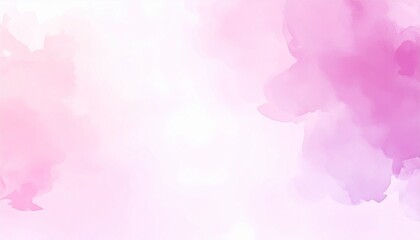 Abstract watercolor background: Gentle strokes of pink and violet hues blend in a dreamy display, evoking serenity, softness, and artistic expression.