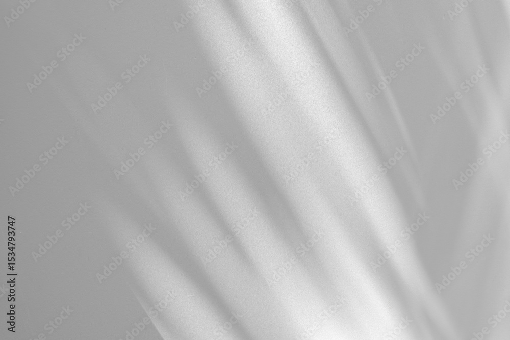Poster Wall interior background, studio and backdrops show products.with shadow from window color white and grey. background for text insertion and presentation product	
