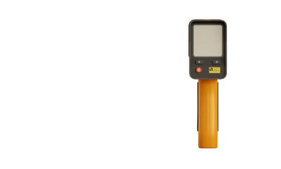 Isolated pyrometer on transparent background