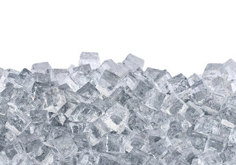 Naklejka na ściany i meble ice cubes, transparent background