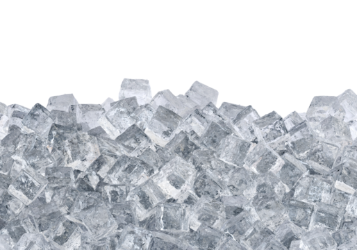 ice cubes, transparent background