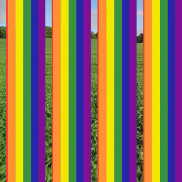 LGTBI Rainbow 5 Styles Square Transitions 1 MOGRT  494