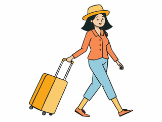 man with luggage