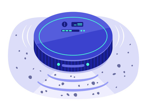 Robotic Vacuum clip art preview