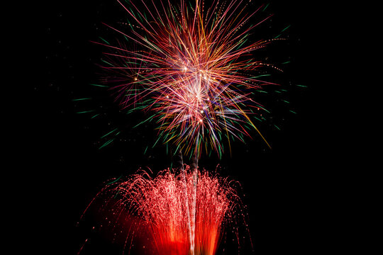 Grand finale firework display celebration