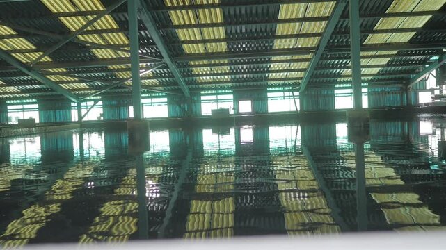 Electrowinning and SX Plant in Copper Mining &ndash; Workers, Cathodes and Electrolytic Process in Northern Chile