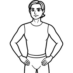 Fototapeta premium basic-standing-poses--learn-proportions---posture