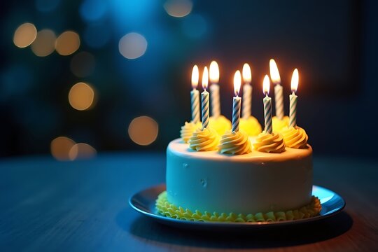 Celebrate birthday with cake and candles happy birthday cake party celebration birthday cake images free  