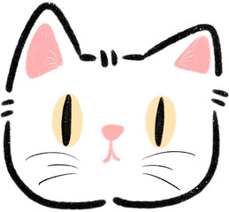 Cute cat face