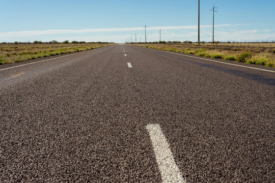 empty road in outback Queensland