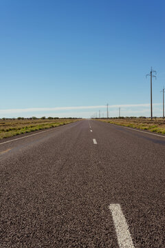 empty road in outback Queensland