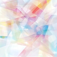 Obraz premium Abstract Multicolored Geometric Pattern with Soft Overlapping Triangles