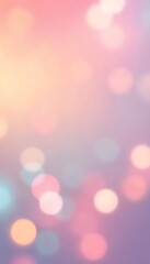 Fototapeta premium Soft pastel bokeh lights create a dreamy abstract background