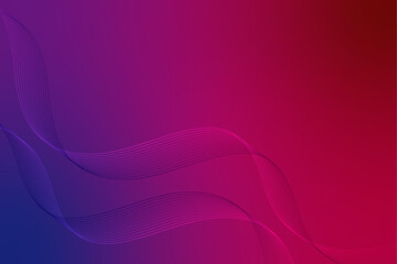 Abstract pink and purple gradient with flowing lines creating a smooth wave pattern