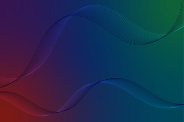 Abstract blue wave design with flowing lines and light for a modern digital background