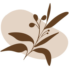 vector illustration of an abstract flower