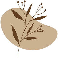 vector illustration of an abstract flower