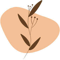 vector illustration of an abstract flower