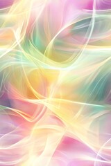 Abstract Flow of Pastel Colors