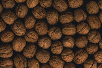 Walnuts, suitable background image, walnut nuts.