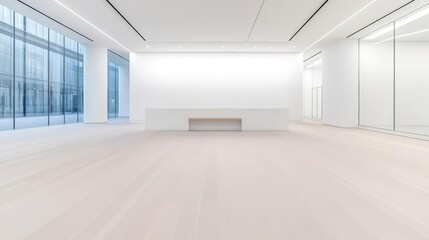 Fototapeta premium Minimalist Modern Office Interior