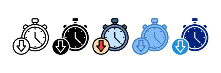 Downtime Icon Element For Design