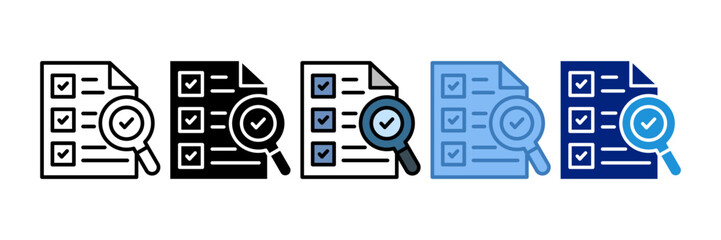 Audit Logs Icon Element For Design
