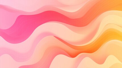 Obraz premium Abstract wavy design with soft color transitions.