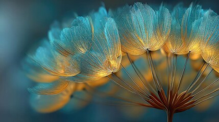 Inner peace journey for relaxation and emotional healing concept. Delicate flower petals illuminated with soft, warm light.