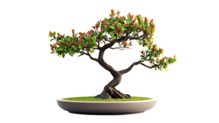 Elegant bonsai tree display in serene indoor setting nature art tranquil environment close-up view zen concept for home decor
