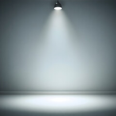 empty stage with spotlights