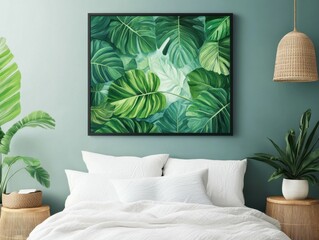 vibrant picture of plant lover home decor with inspirational quote