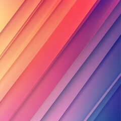 Diagonal Gradient Stripes in Warm to Cool Tones