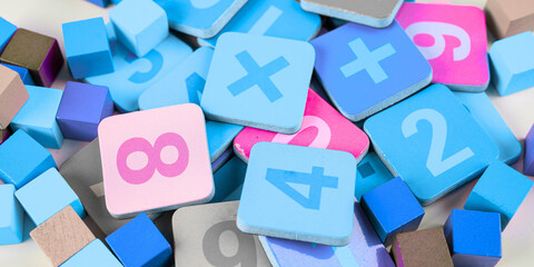 Naklejka premium math terms