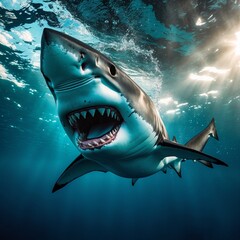 Fototapeta premium great white shark
